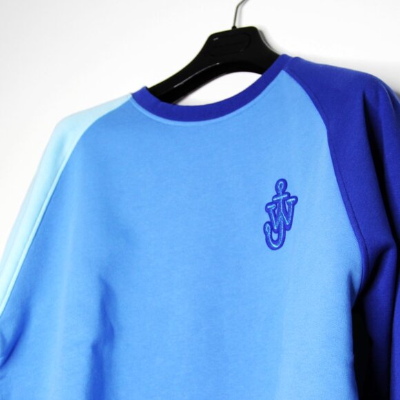 BNWT AW22 J.W.ANDERSON RAGLAN COLOUR BLOCK SWEATSHIRT L - Picture 4 of 12
